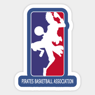 Pirates Basketball Sticker